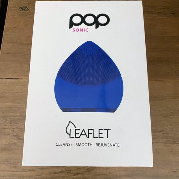 Pop Sonic The Leaflet Sonic Facial Cleansing Device Blue Brand New! - Picture 5 of 5